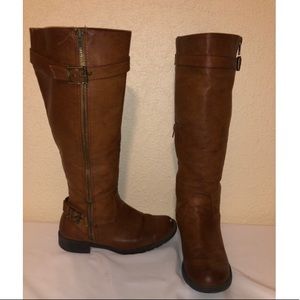 Brown justfab boots